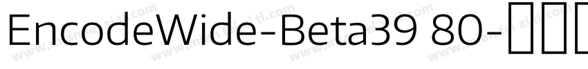 EncodeWide-Beta39 80字体转换